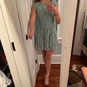 Elegant & Playful Drop Waist Lace Dress